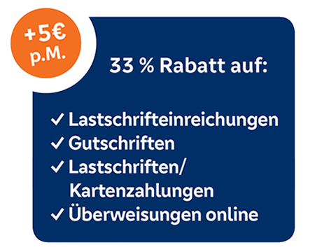 Geschäftskonto: Buchungs-Paket 33 Geschäftskonto: Buchungs-Paket 33